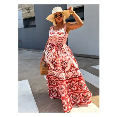 Mintás maxi ruha MYKONOS méret: M/L