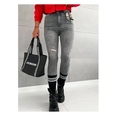 Szürke női skinny farmer méret: 28