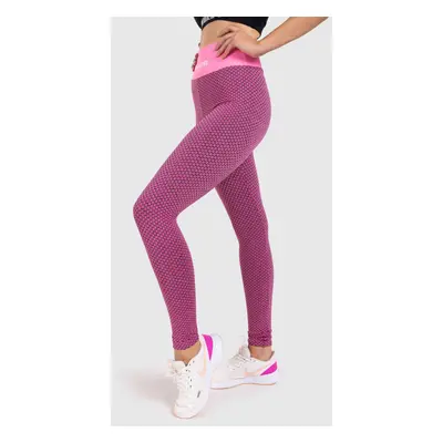 Női texturált leggings Iron Aesthetics, rózsaszín