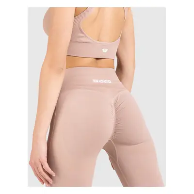 Varrás nélküli leggings Iron Aesthetics Seamless Butt, rózsaszín