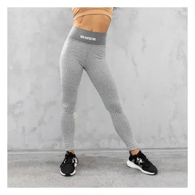 Női texturált leggings Iron Aesthetics, fehér