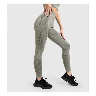 Varrás nélküli leggings Iron Aesthetics Seamless Spots, zöld