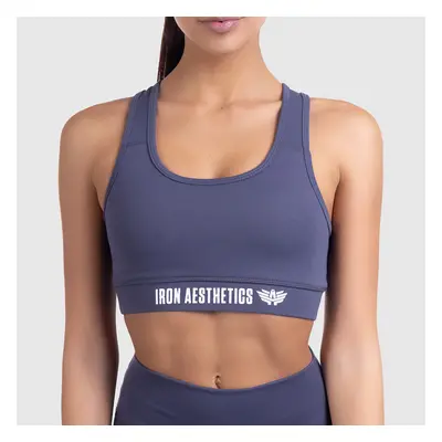 Női sportmelltartó STUFFED - Iron Aesthetics, lila