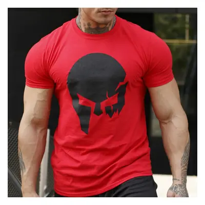 Ultrasoft póló Iron Aesthetics Skull, piros