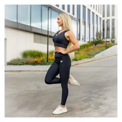 Varrás nélküli leggings Iron Aesthetics Dynamic, fekete