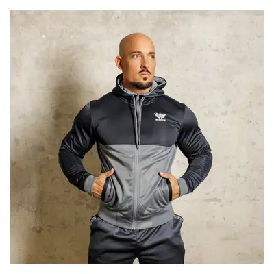 Férfi sportpulóver Iron Aesthetics Half, navy&grey