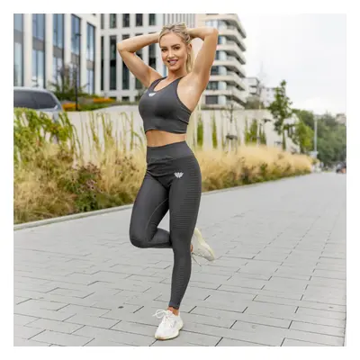 Varrás nélküli leggings Iron Aesthetics Dynamic, szürke