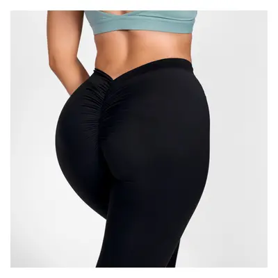 Női leggings Iron Aesthetics Scrunch, fekete