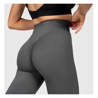 Magasderekú leggings Iron Aesthetics Adapt, szürke