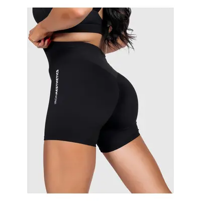 Női sportos short Iron Aesthetics Reflex, fekete