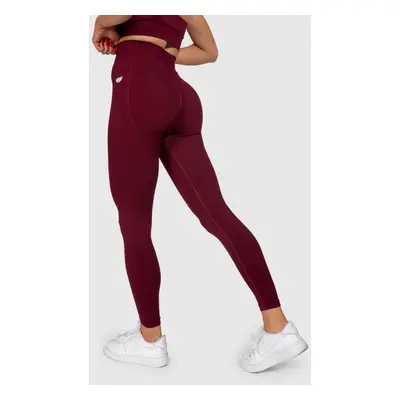 Sportleggings Iron Aesthetics Inspire, bordó