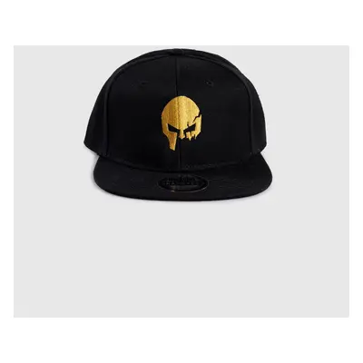 Férfi siltes sapka Aesthetics Snapback SKULL GOLD, fekete