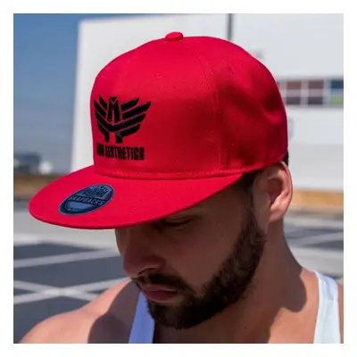 Férfi siltes sapka Aesthetics Snapback, piros