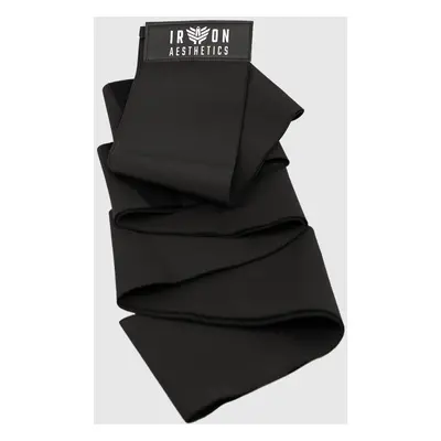 Elasztikus deréköv Iron Aesthetics Waist Wrap, fekete