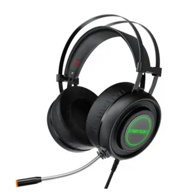 Blitzwolf AA-GB1 RGB gamer fülhallgató USB 7.1, fekete (AA-GB1)