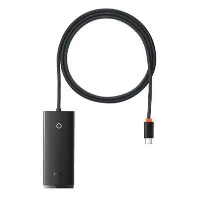 Baseus Lite HUB adapter USB-C - 4x USB 1m, fekete (WKQX030401)