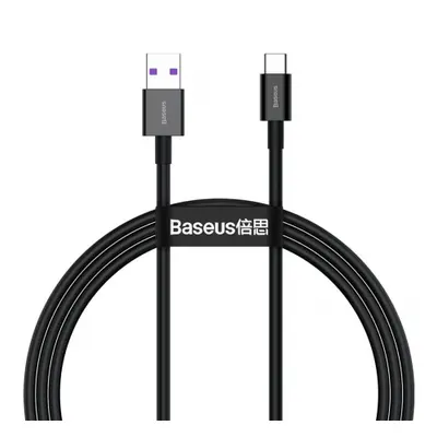 Baseus Superior kábel USB / USB-C 66W 6A 1m, fekete (CATYS-01)