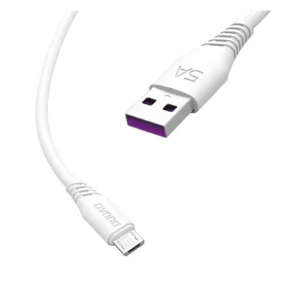 Dudao L2M kábel USB / Micro USB 5A 1m, fehér (L2M 1m white)