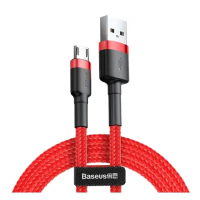 Baseus Cafule kábel USB / micro USB QC 3.0 1m, piros (CAMKLF-B09)