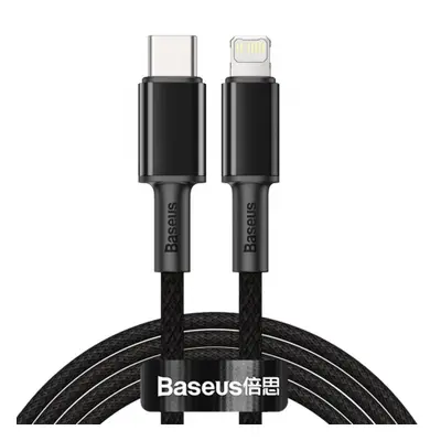 Baseus Data kábel USB-C / Lightning PD 20W 2m, fekete (CATLGD-A01)