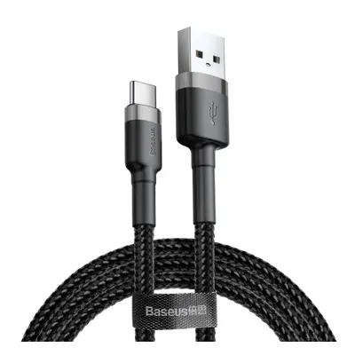 Baseus Cafule kábel USB / USB-C Quick Charge 3.0 2m, fekete/szürke