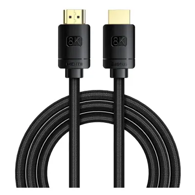 Baseus High Definition kábel HDMI 2.1 8K 3m, fekete (CAKGQ-L01)