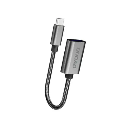 Dudao L15T OTG adaptér USB / USB-C 2.0, szürke (L15T)