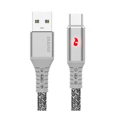 Dudao L7X kábel USB / Lightning 3A 1m, szürke (L7xL Lightning)