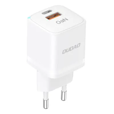 Dudao A13Pro GaN hálózati töltő adapter 33W USB-C / USB, fehér