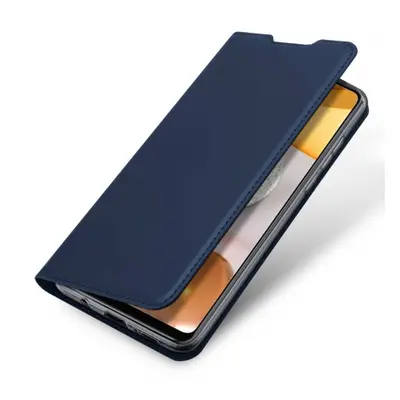 DUX DUCIS Skin Pro bőr könyvtok Samsung Galaxy A42 5G, kék