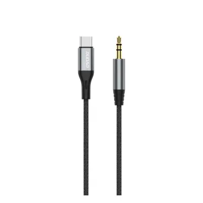 Dudao L11ProT audio kábel USB-C / 3.5mm mini jack, szürke (L11PROT)