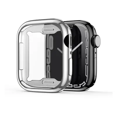 Dux Ducis Samo tok és üveg Apple Watch 7 41mm, ezüst