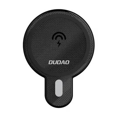 Dudao Magnetic autós telefontartó + vezeték nélküli töltő 15 W, fekete (F13)