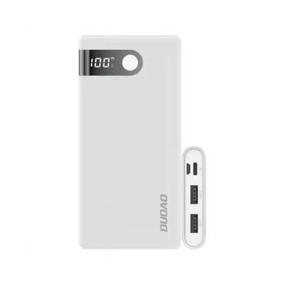 Dudao K9Pro Power Bank 10000mAh 2x USB 2A, fehér (K9Pro-02)