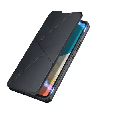 DUX DUCIS Skin X bőr könyvtok Samsung Galaxy A73, fekete