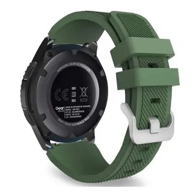 BStrap Silicone Sport szíj Xiaomi Haylou Solar LS05, dark green (SSG006C0707)