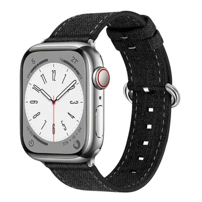 BStrap Denim szíj Apple Watch 38/40/41mm, black (SAP015C01)