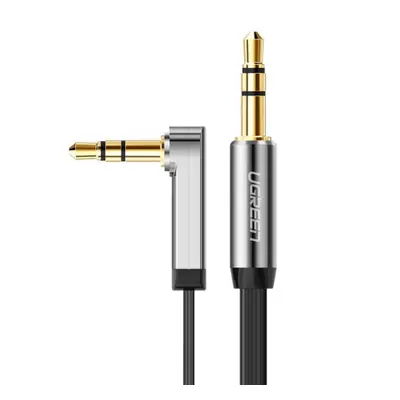 Ugreen AV119 Flat audio kábel 3.5mm mini jack 0.5m, fekete (AV119 10596)