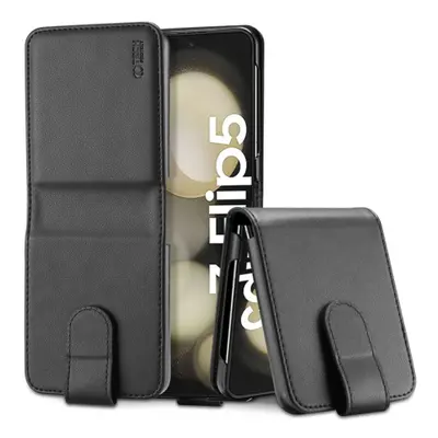 Tech-Protect Wallet könyv tok Samsung Galaxy Z Flip 5, fekete