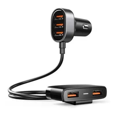 Joyroom Multi Ports autós töltő 5x USB 6.2A, fekete (JR-CL03)