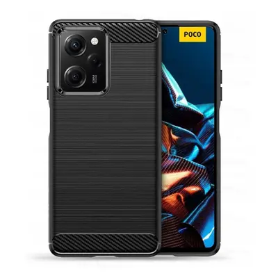 Tech-Protect Carbon tok Xiaomi Redmi Note 12 Pro / Poco X5 Pro 5G, fekete