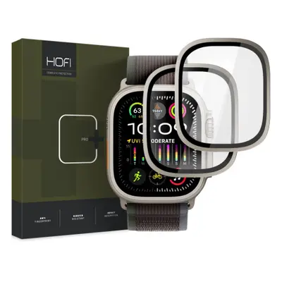 HOFI Glass Ring 2x üvegfólia Apple Watch Ultra 1 / 2 49mm, titanium