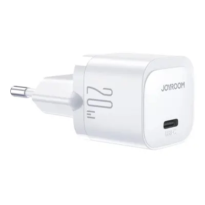 Joyroom JR-TCF02 hálózati töltő adapter USB-C 20W + kábel USB-C, fehér