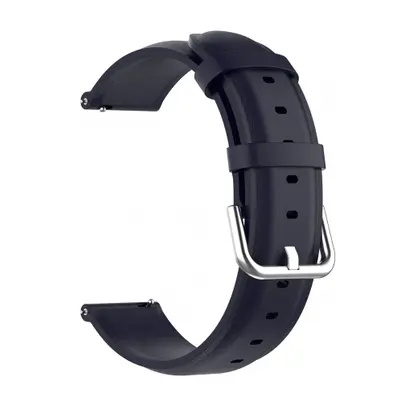 BStrap Leather Lux szíj Xiaomi Amazfit Bip, navy blue (SSG015C0505)