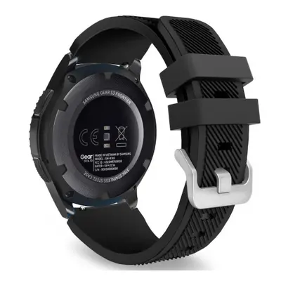 BStrap Silicone Sport szíj Xiaomi Haylou Solar LS05, black (SSG006C0207)