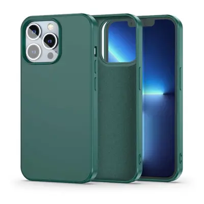 Tech-Protect Icon szilikon tok iPhone 14 Pro, sötétzöld