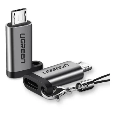 Ugreen US282 adapter USB-C / micro USB, szürke