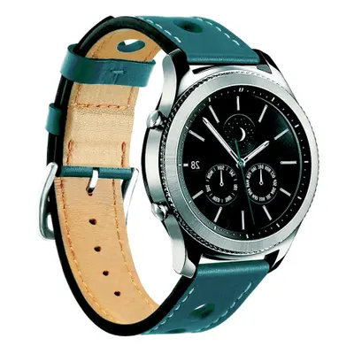 BStrap Leather Italy szíj Samsung Galaxy Watch 3 45mm, dark teal (SSG009C0401)