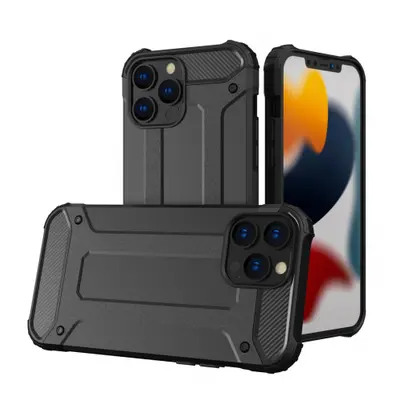 MG Hybrid Armor műanyag tok iPhone 13 Pro Max, fekete