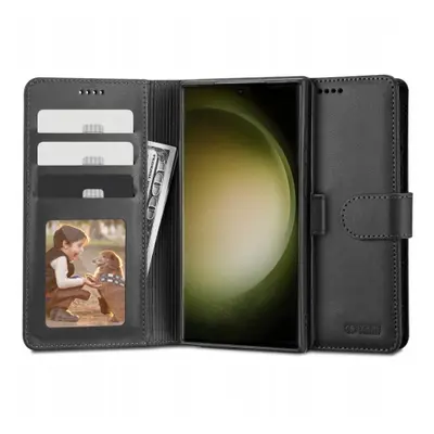 Tech-Protect Wallet tok Samsung Galaxy S23 Ultra, fekete